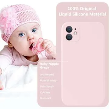 Vooii Chalk Pink iPhone 11 Case - Liquid Silicone Protection