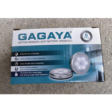 GAGAYA Motion Sensor LED Lights Indoor Convenience