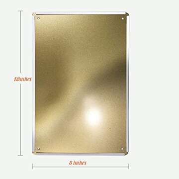 Generic Funny Vintage Tin Sign Red Cherry Fruit Metal Tin Sign Wall Art Home Decor Kitchen Poster Cafe Bar Home Room Cave Beauty Cute Metal Sign 8 X 12 Inches