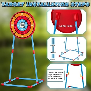 Kids Bow and Arrow Set with Light Up Toys and 14 Arrows