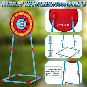 Kids Bow and Arrow Set with Light Up Toys and 14 Arrows