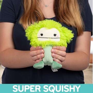 Squishmallows Original 5-Inch Bren The Bigfoot - Official Jazwares Plush - Collectible Soft & Squishy Mini Stuffed Animal Toy - Add to Your Squad - Gift for Kids, Girls & Boys