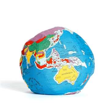 Classic Earth Hugg-A-Planet | The Original Soft & Huggable Planet Earth. 600 Places Labeled. Educati...