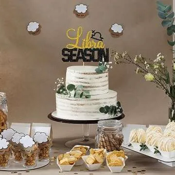 Libra & Scorpio Zodiac Cake Topper for Celebrations