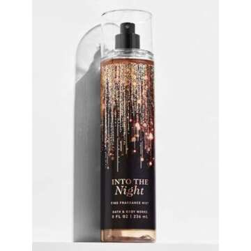 Bath & Body Works - Into the Night - Fine Fragrance Mist and Ultra Shea Body Cream - Full Size (Pack...