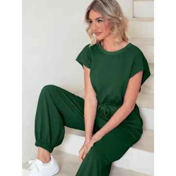Glamaker Women's Sleeveless Casual Jumpsuit with Pockets