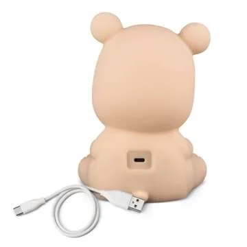 Tonies Night Light - Sleepy Bear Audio Play Character from Sleepy Friends | Warm Glow | 75 Minutes of Beautifully Composed Melodies | Record Your Own Bedtime Stories