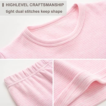 Enfants Chéris Toddler Pink Striped Pajamas for Girls