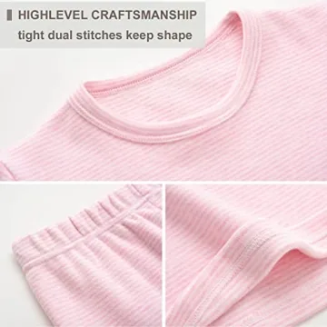 Enfants Chéris Toddler Pink Striped Pajamas for Girls