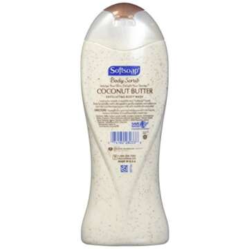 Softsoap Body Butter Coconut Scrub - Exquisite Hydration & Exfoliation