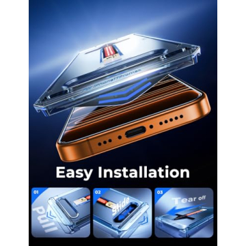 MAGIC JOHN Tempered Glass Screen Protector for iPhone 17 Pro Max