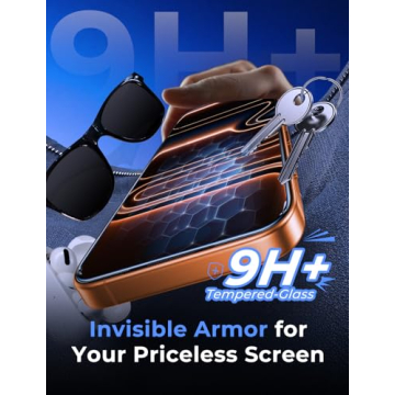 MAGIC JOHN Tempered Glass Screen Protector for iPhone 17 Pro Max