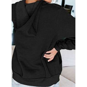 Dokotoo Women's Solid Color Zip Up Hoodie for Casual Style