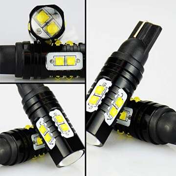 JDM ASTAR Super Bright Max 50W High Power 912 921 White LED Bulb For Backup Reverse Lights