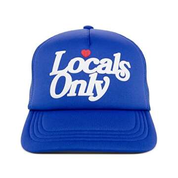 Lids Locals Only Pop Culture Foam Trucker Adjustable Snapback Cap for All Ages