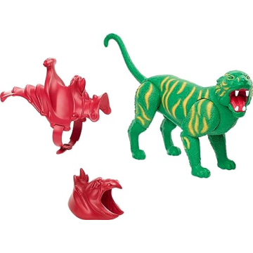 Masters of the Universe Origins Battle Cat 6.75-in Action Figure, He-Man's Loyal Tiger-like Eternian...