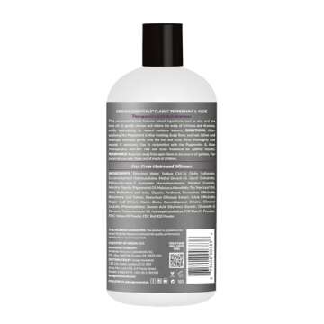 Design Essentials Peppermint & Aloe Therapeutics Anti-Itch Shampoo for Scalp Relief, 32 Fl Oz