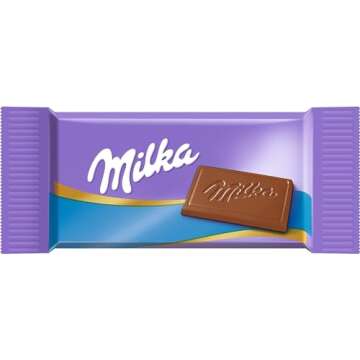 50-Pack Milka Naps Assorted Chocolate Bars - Premium European Chocolate Variety Pack, German Chocolate Assortment Box for Holidays & International Candy Lovers"