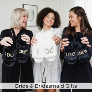 Bridal Slippers by Dearfoams - I Do Crew Comfort
