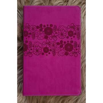 NIrV, Holy Bible, Large Print, Leathersoft, Pink