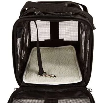 Amazon Basics Soft-Sided Mesh Pet Carrier Travel Bag