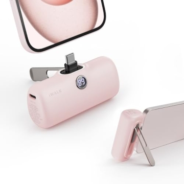 iWALK Portable Charger for iPhone 15 & 16 Series - 20W Fast Charge, Sleek Design, Dual USB-C Ports