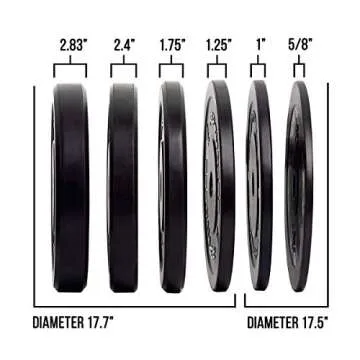 REP Bumper Plates for Strength and Conditioning Workouts and Weightlifting- 210 LB Set