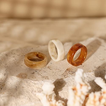 Viva Joya Colorful Acrylic Rings for All Occasions