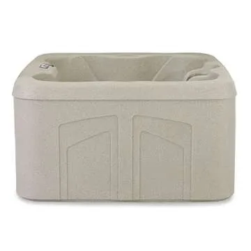 LifeSmart 4-Person Hot Tub with Powerful Jets and LED Lights