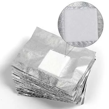 250 Pcs Nail Polish Remover Foils for Easy Gel Removal