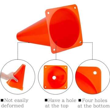 Racing Party Supplies with Traffic Cones & Flags Set