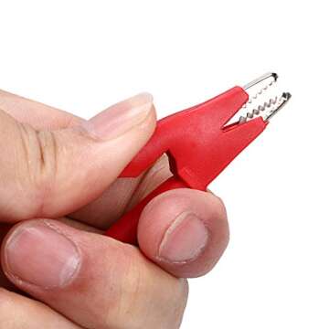 Durable Sumnacon 15A Alligator Clip Test Lead Wires