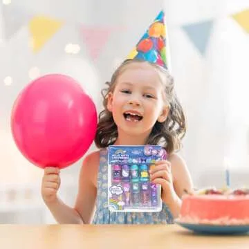 Townley Girl Hello Kitty and Friends 5 Pk Lip Balm and 4 Pk Lip Gloss Set w/Bag, Makeup Cosmetic Set for Kids and Girls, Ages 3+, Perfect for Parties, Sleepovers & Makeovers