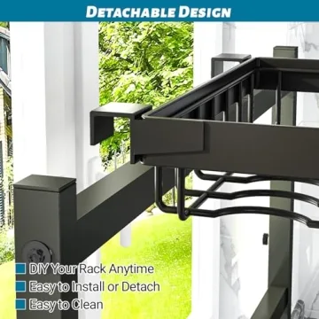 Adjustable Stainless Steel Over Sink Dish Drying Rack