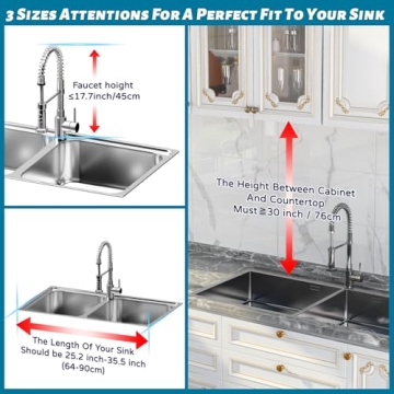Adjustable Stainless Steel Over Sink Dish Drying Rack
