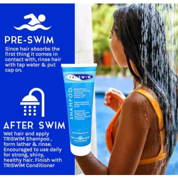 TRISWIM Chlorine Removal Shampoo for Swimmers – 8.5 fl. oz.