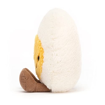 Adorable Jellycat Amuseables Happy Boiled Egg Plush Toy