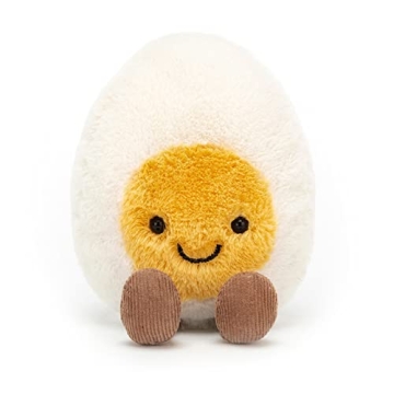 Adorable Jellycat Amuseables Happy Boiled Egg Plush Toy