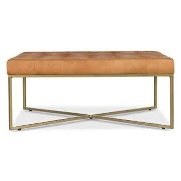 EdgeMod Traversa Ottoman in Saddle Tan