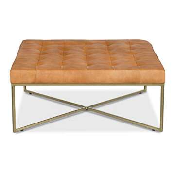 EdgeMod Traversa Ottoman in Saddle Tan