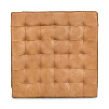 EdgeMod Traversa Ottoman in Saddle Tan