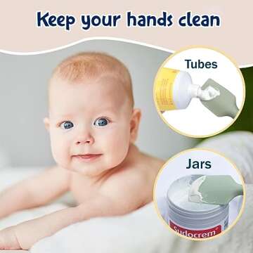 Baby Diaper Cream Spatula, Seeway 3 pack Baby Butt Paste Spatula, Diaper Cream Applicator, Silicone Butt Spatula for Newborn Babies (dark pink, green, brown)