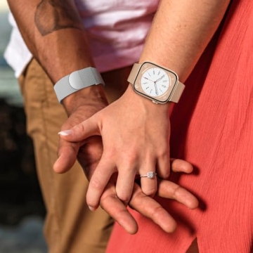 Stylish ZALAVER Metal Band for Apple Watch - Adjustable & Modern