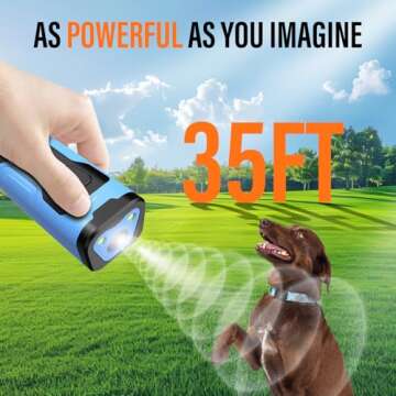 HeeNzz Dog Bark Deterrent Device - Safe & Portable Training Tool