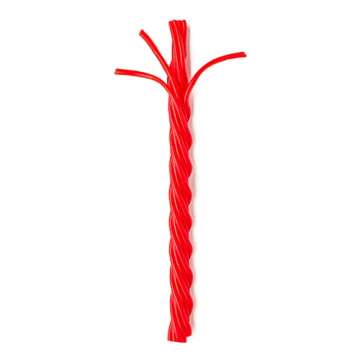 TWIZZLERS PULL 'N' PEEL Cherry Flavored Licorice Style, Low Fat Candy Big Bag, 28 oz, Pack of 1