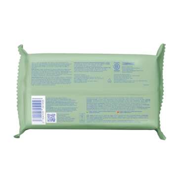 Mustela Baby Home Compostable Cleansing Wipes - Natural Avocado - For Face, Body & Diaper Area - Lig...