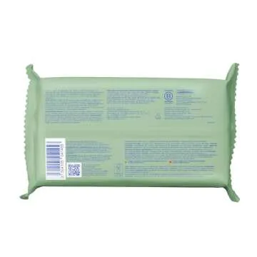 Mustela Baby Home Compostable Cleansing Wipes - Natural Avocado - For Face, Body & Diaper Area - Lig...