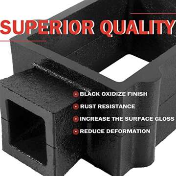 2-Part Cast Iron Flask Mold Frame for Sand Casting Jewelry Metal Casting Making Tool