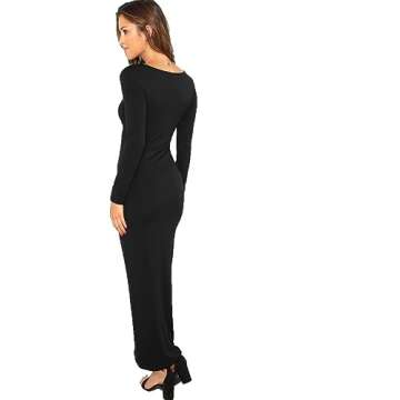 Stylish Verdusa Women's Long Sleeve Bodycon Maxi Dress for All Occasions