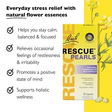 Bach RESCUE PEARLS - Natural Stress Relief Capsules